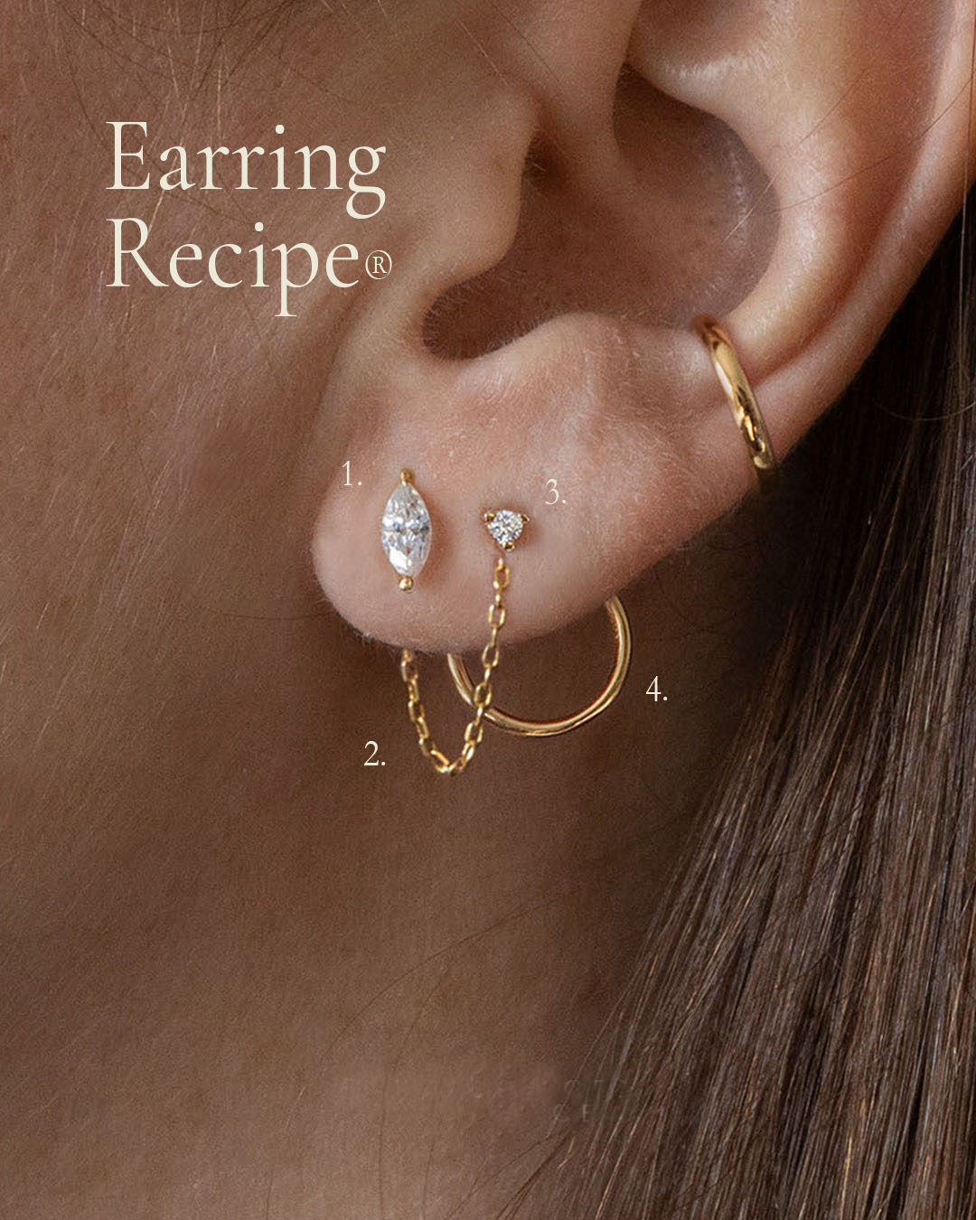 Starting Line Up Earring Recipe