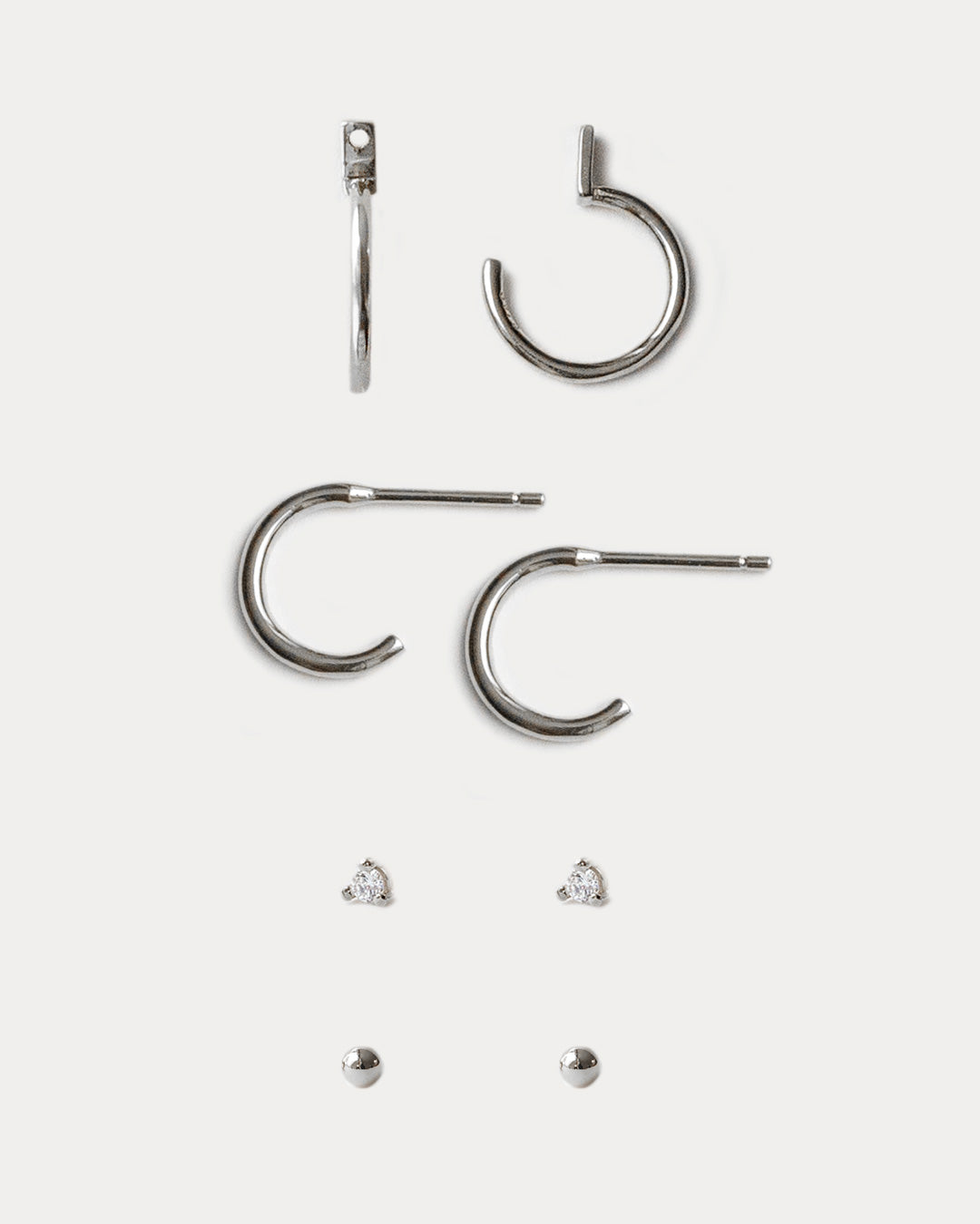 The Super Huggie Set - Silver