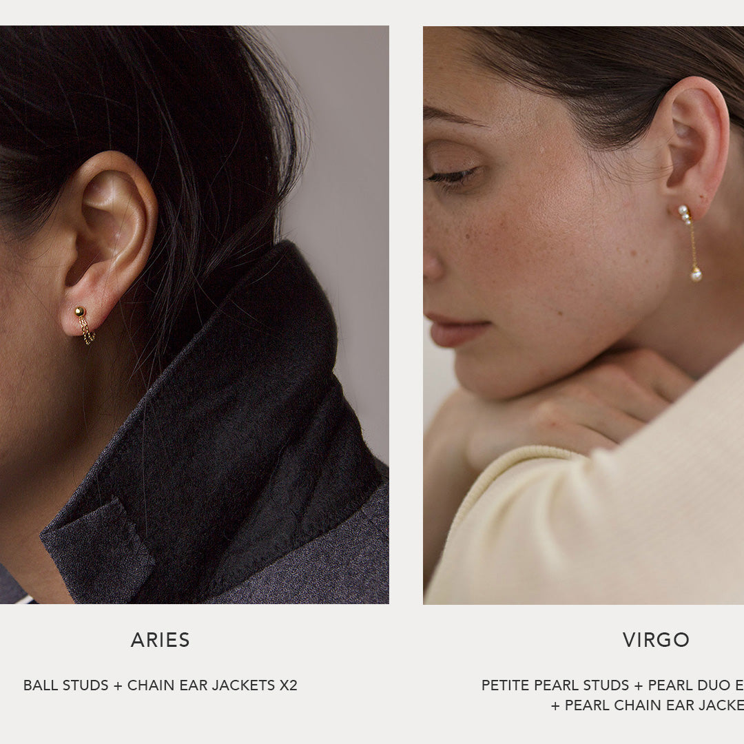 Zodiac Signs as Earrings