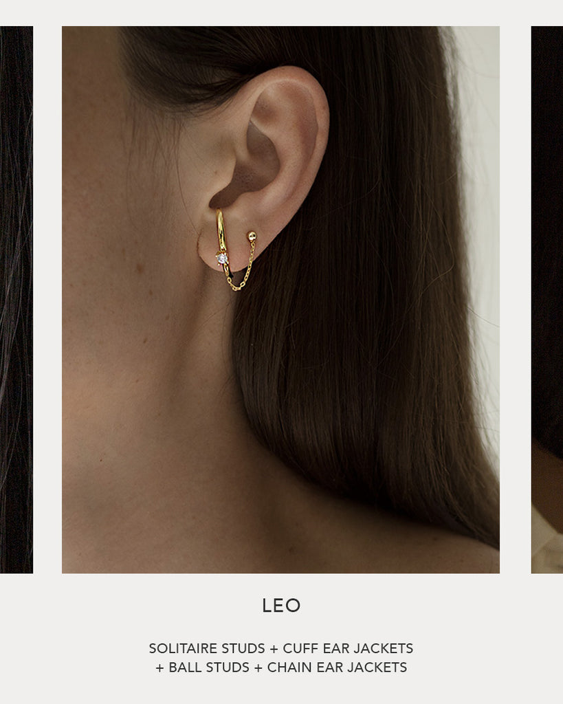 Zodiac Sign Leo Earring Capsule