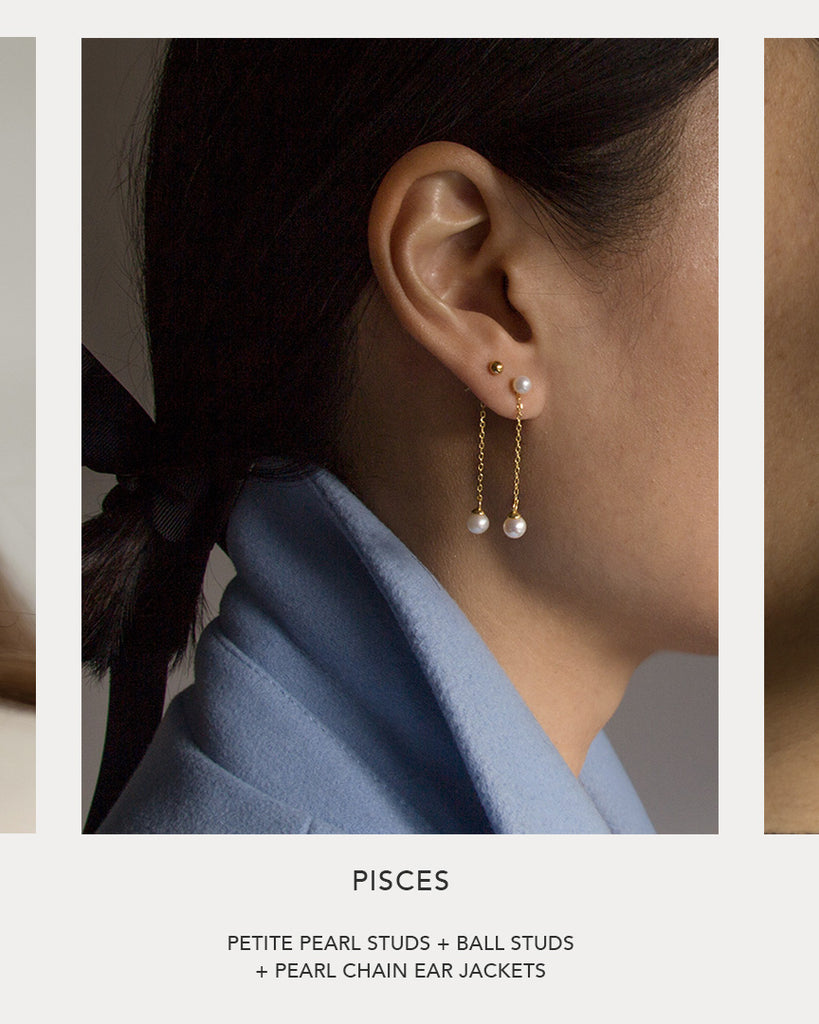 Zodiac Sign Pisces Earring Capsule